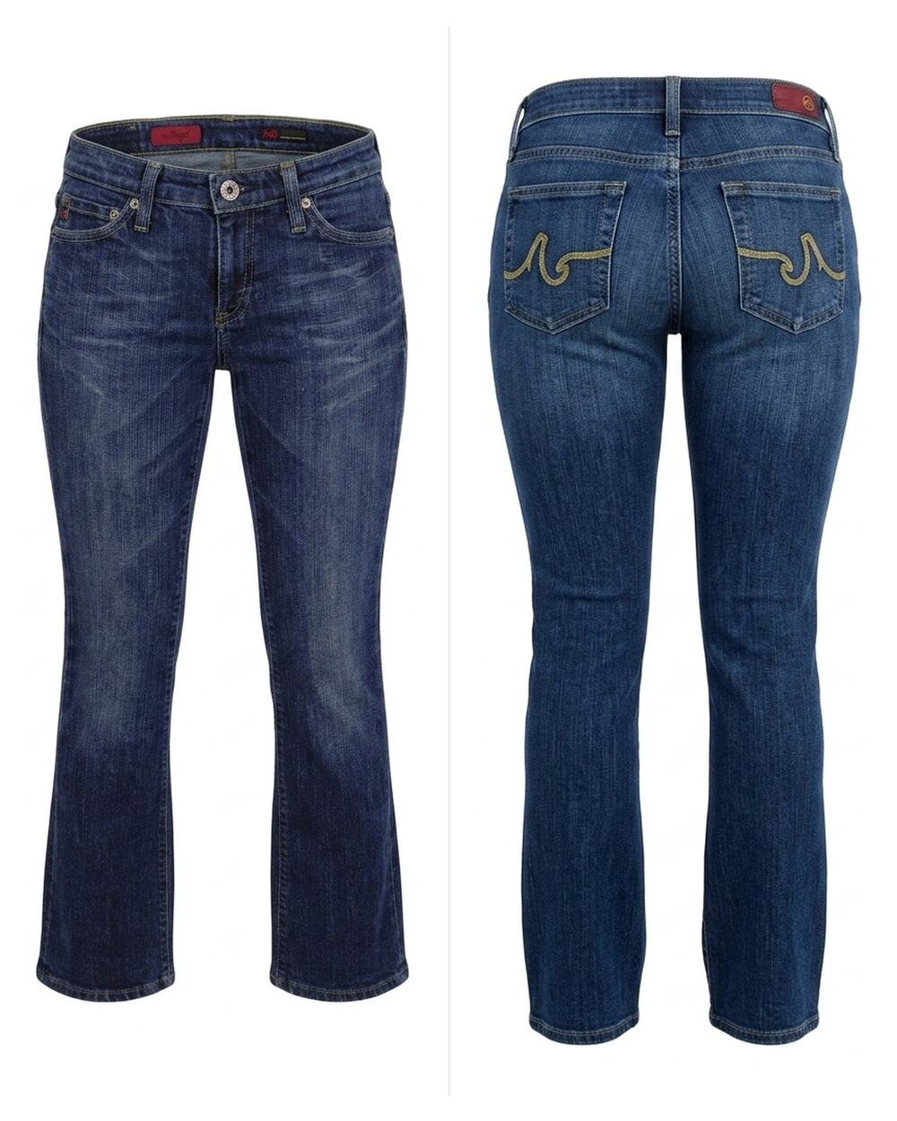 AG Adriano Goldschmied The Angel Blue Bootcut Jeans Women Size 25R